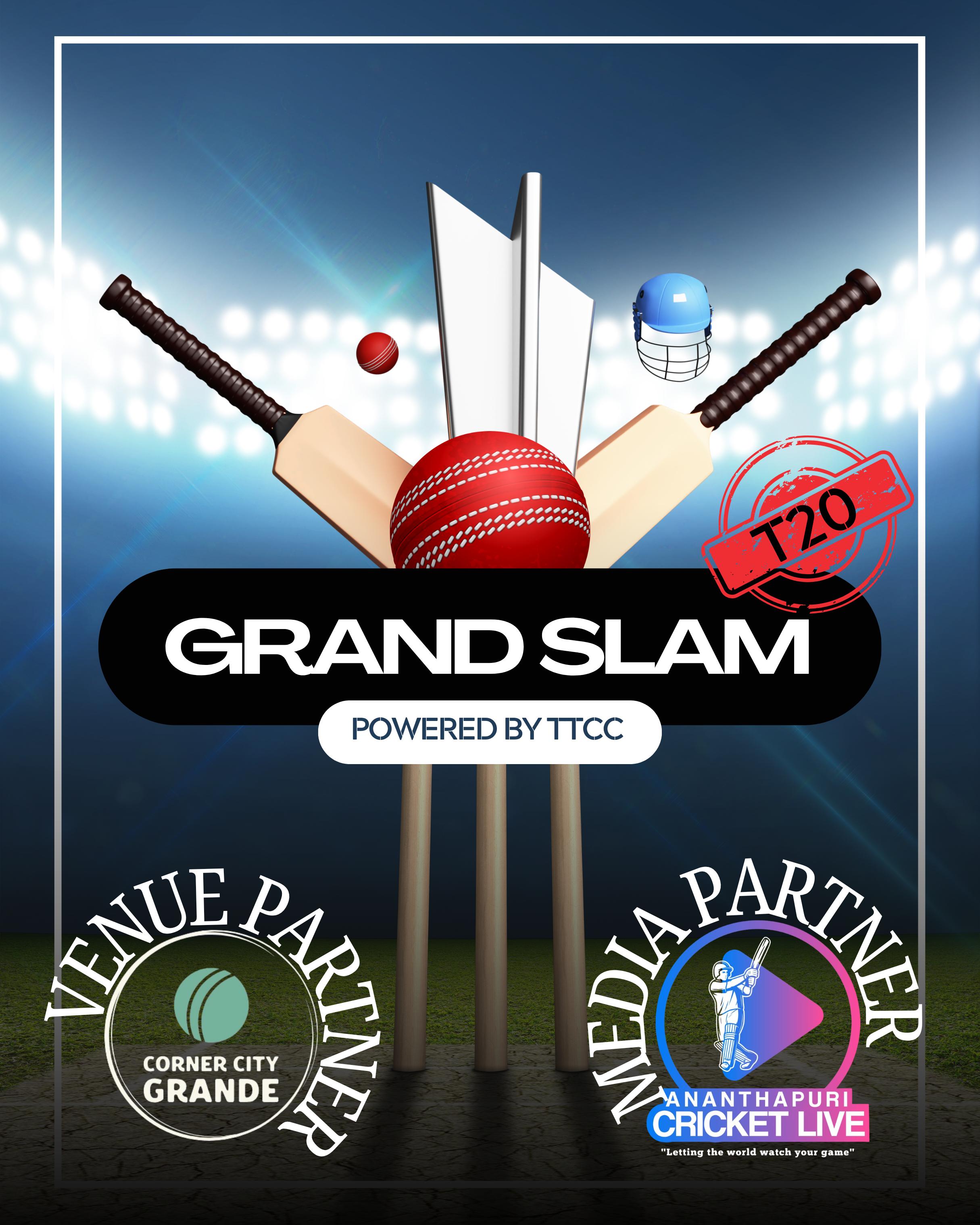 Grand Slam T20 Tournament Poster